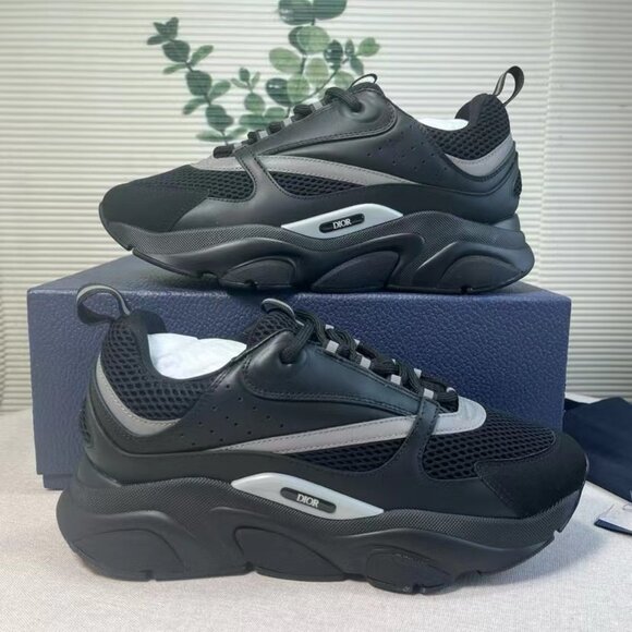 Dior B22 Black Sneakers - Picture 1 of 7